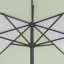 Sonnenschirm / Kleinschirm mit Kurbel, Ansicht Schirmkrone von unten