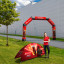 Halfmoon Banner & Eventbogen Air - perfekte Kombi für Sportveranstaltungen
