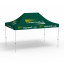 Faltpavillon Select, 3 x 4,5 m, grün, mit 10 Logodrucken