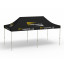 Faltpavillon Basic, 3 x 6 m, schwarz, mit 10 Logodrucken