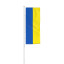 Nationalfahne Ukraine mit Fahnen-Presenter Select