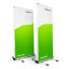 Aufsteller Roll Up Select Outdoor, doppelseitig, Größenübersicht