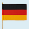 Nationalfahnen, Kleinfahne Deutschland inkl. Stab