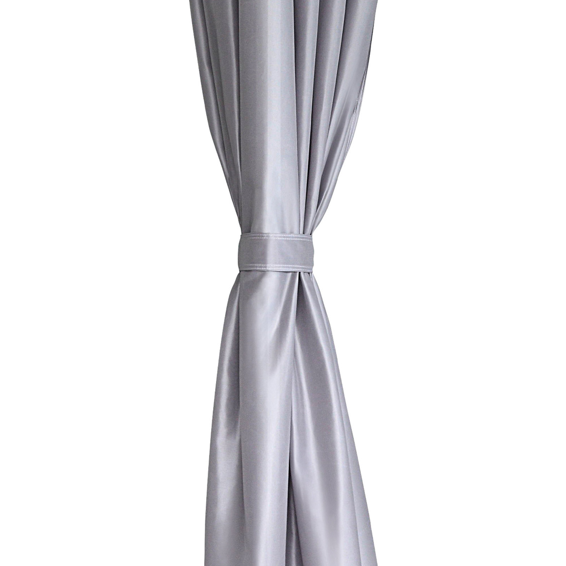 Dekoschal, gehalten mit einem elegant gewickelten Dekoband