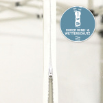 Wand mit Reißverschluss - lückenlose, winddichte Verbindung der Zeltwände