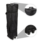 Trolley aus Gewebe, mit Haltegriff und 2 Rollen für den leichten Transport