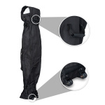 Trolley aus Gewebe, mit Haltegriff und 2 Rollen für den leichten Transport