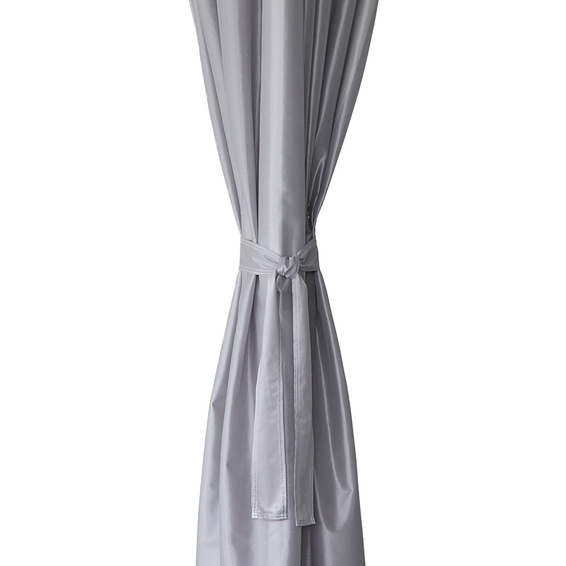 Dekoschal mit Dekoband, klassisch geknotet