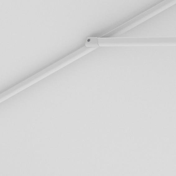 Sonnenschirm / Kleinschirm mit Kurbel, robuste Streben