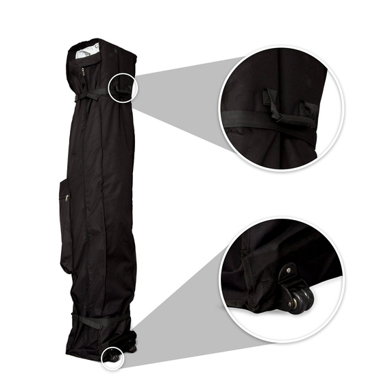 Trolleytasche Basic: mit Haltegriff und 2 Rollen