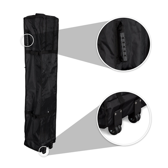 Trolleytasche Basic: mit Haltegriff und 2 Rollen