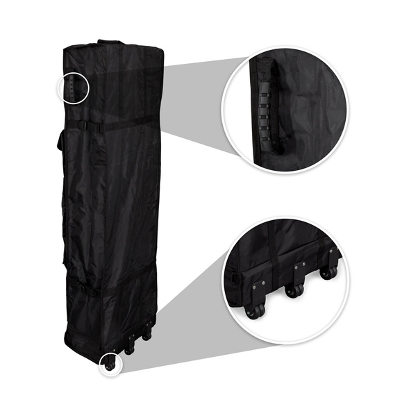 Trolleytasche Basic: mit Haltegriff und 2 Rollen