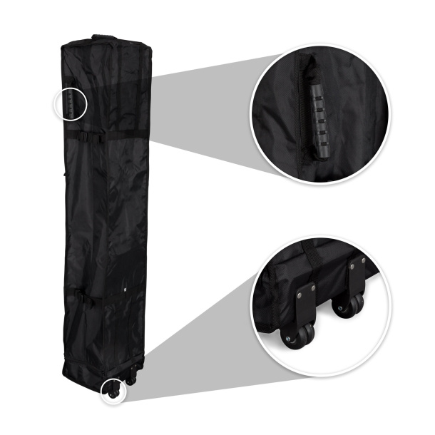 Trolleytasche Basic: mit Haltegriff und 2 Rollen für den leichten Transport