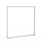 Display Wand Q-Frame® System: mit Flachfüßen
