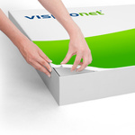 Display Wand Q-Frame® LED im Querformat - Motivwechsel