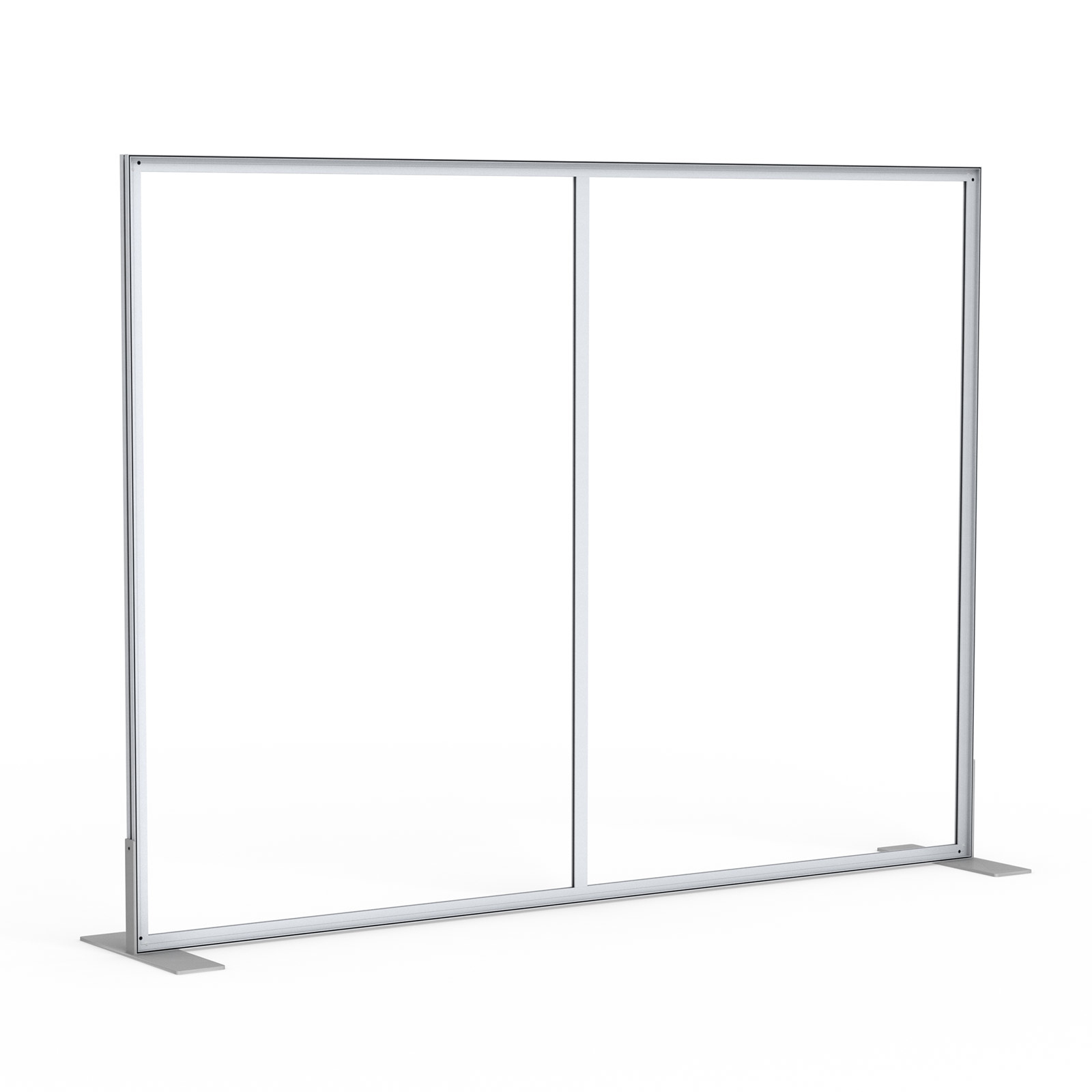 Rahmen: Größe 400 x 200 cm mit 2 Seitenfüßen, 1 Stützprofil