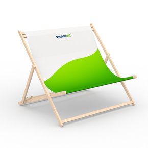 Doppelliegestuhl, Holz, ohne Armlehne