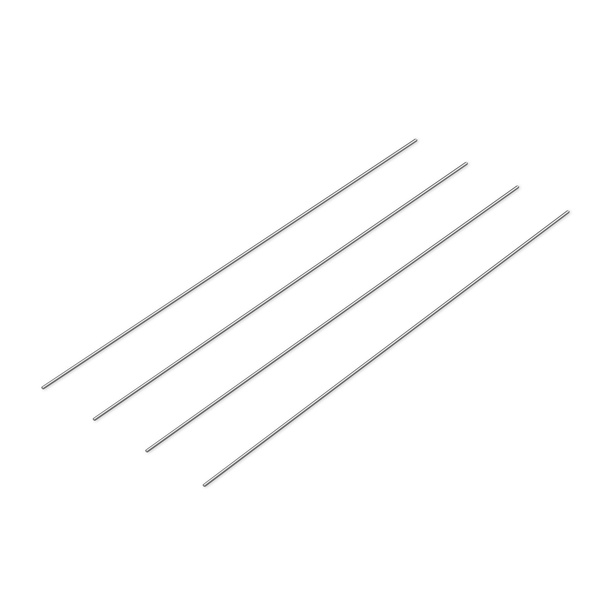 Drahtständer, Einzelstab für Gartenschilder, 4er-Set