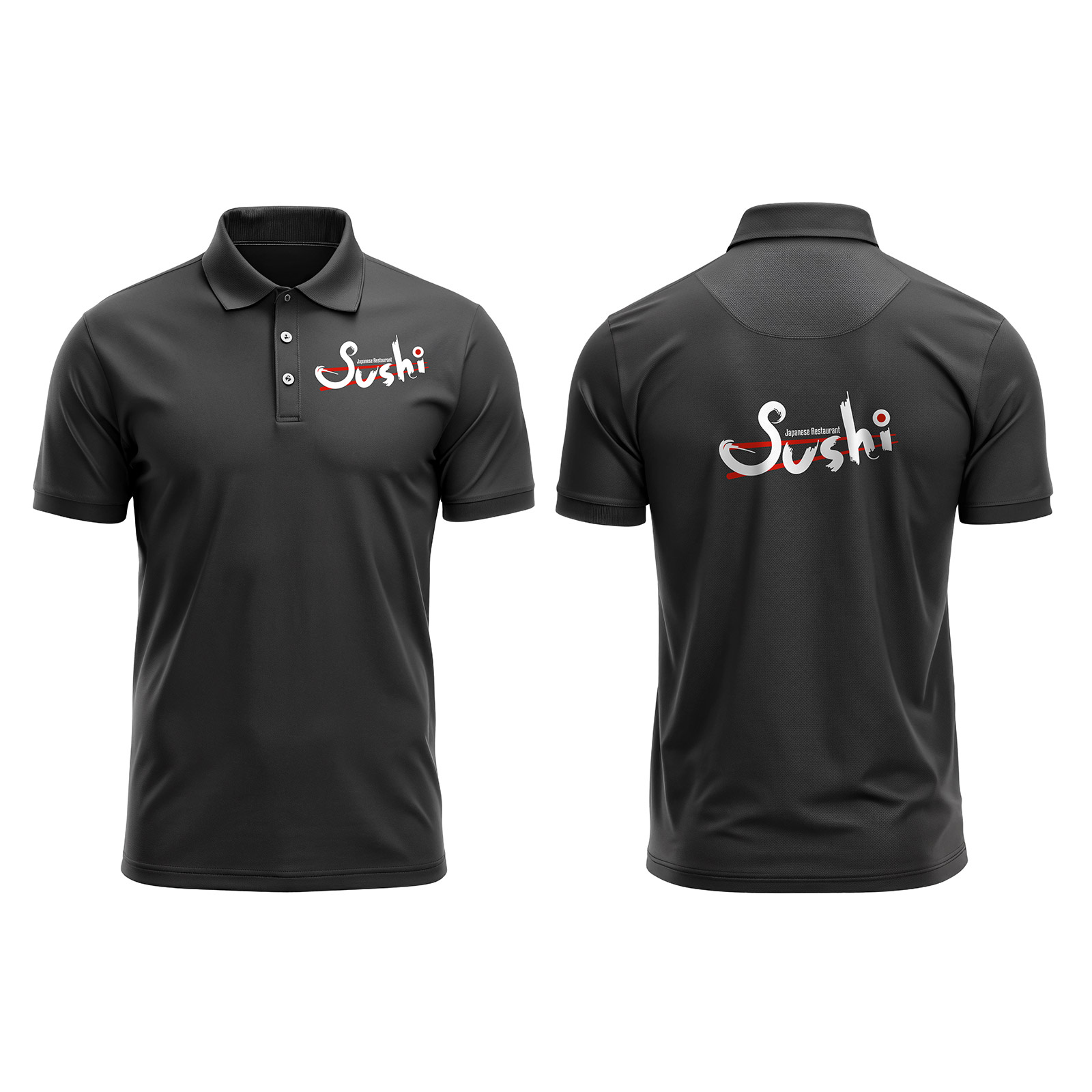 Anwendungsbeispiel DTF Transfer: Poloshirt