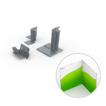 Zubehör für Kederrahmen flex - Eck-Modul