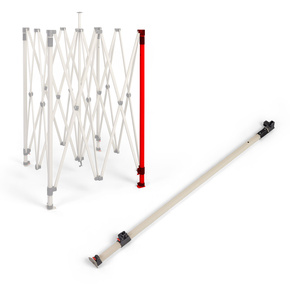 Eckfußstrebe / Äußerer Zeltpfosten für das Gestell Faltpavillon/Faltzelt Basic