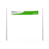 Banner zwischen 2 Transparentmasten, Mast-zu-Mast-Abstand bis zu 12 m