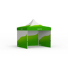 Faltzelt Basic mit individuell bedrucktem Zeltdach und 3 Vollwänden mit individuell bedrucktem Zeltdach und 3 Vollwänden