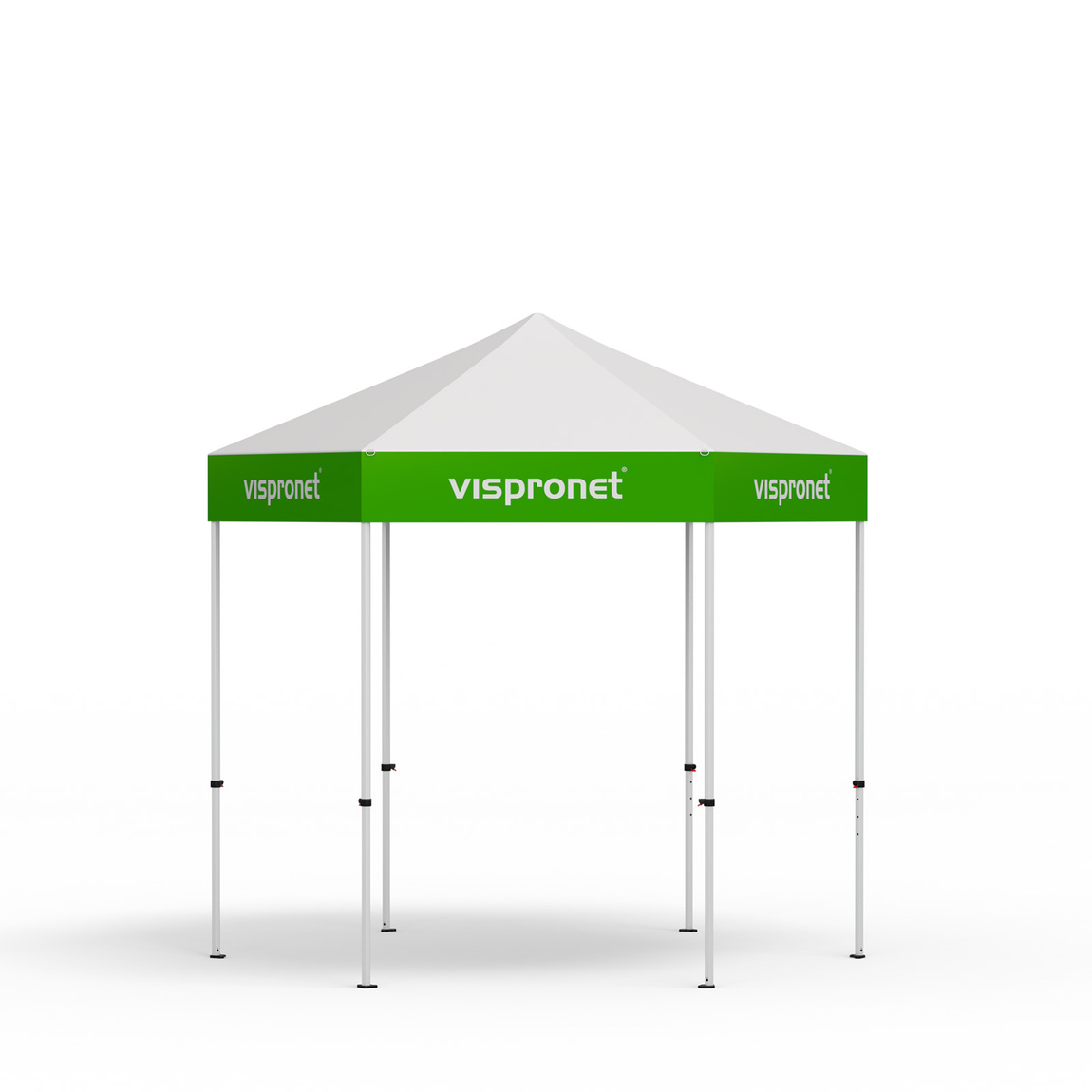 Faltpavillon Select Hexagon 3 m, nur Volant mit Druck