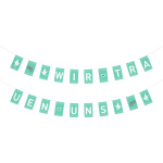 Schriftzug: WIR TRAUEN UNS