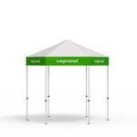 Faltpavillon Select Hexagon 3 m, nur Volant mit Druck