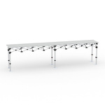 Falttisch Aluminium 380 x 55 cm