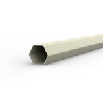 höchst stabiles Sechskantprofil: pulverbeschichteter Stahl (ø 40 mm/1 mm)