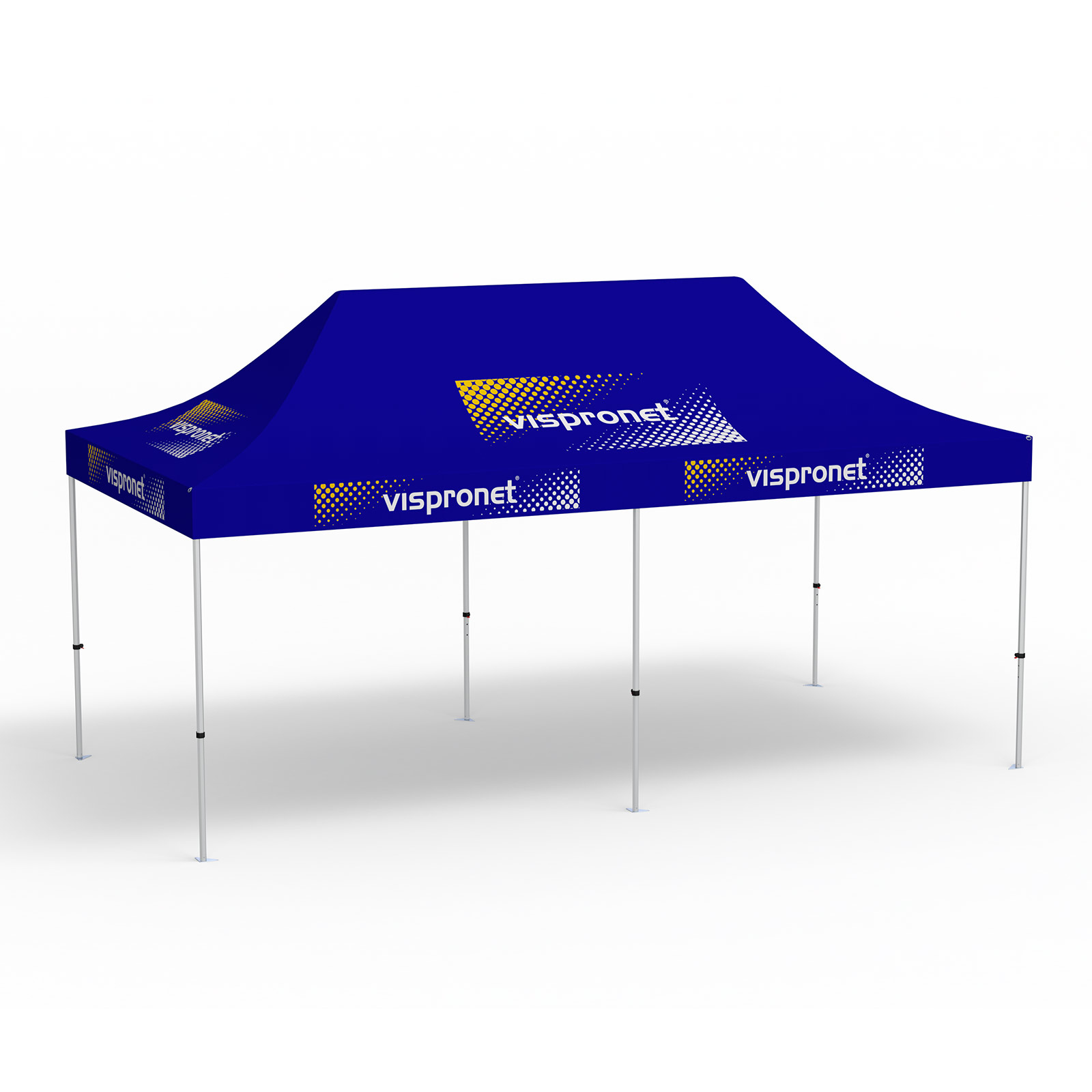 perfekte Ergänzung zum Faltpavillon mit Logodruck