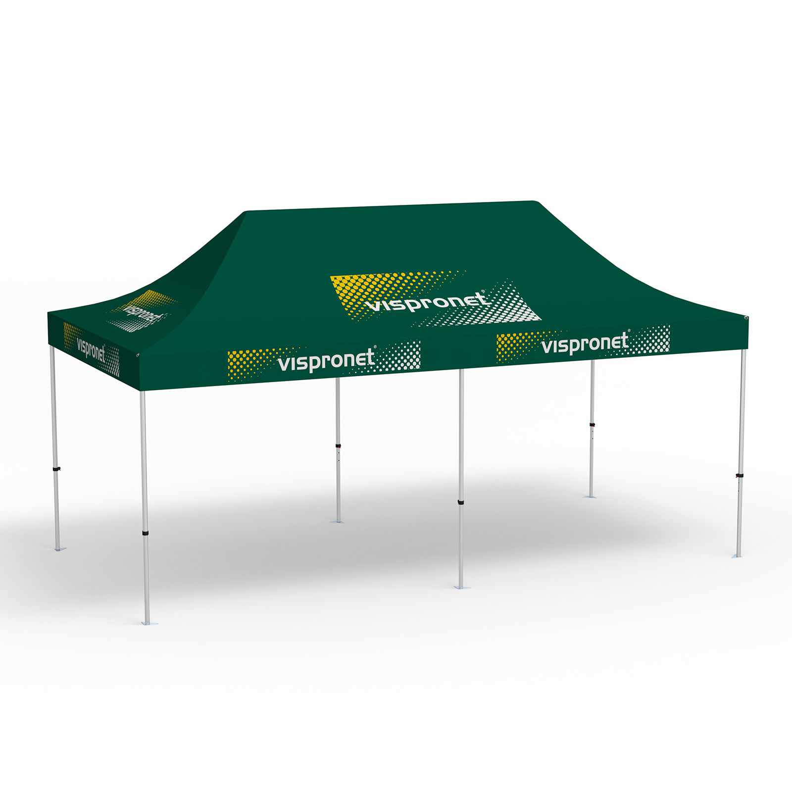 perfekte Ergänzung zum Faltpavillon mit Logodruck