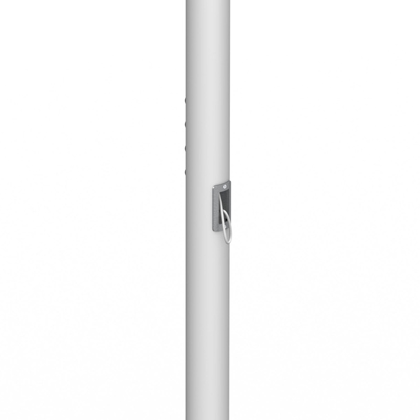 Fahnenmast Protect & Protect Extend: Detail innenliegendes Hissseil
