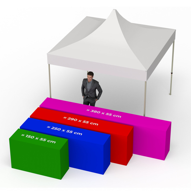 Stellvarianten Falltisch Aluminium - Legende 