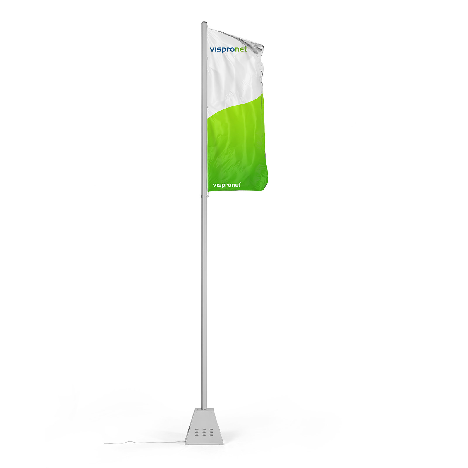 Hissfahne mit Gebläsemast