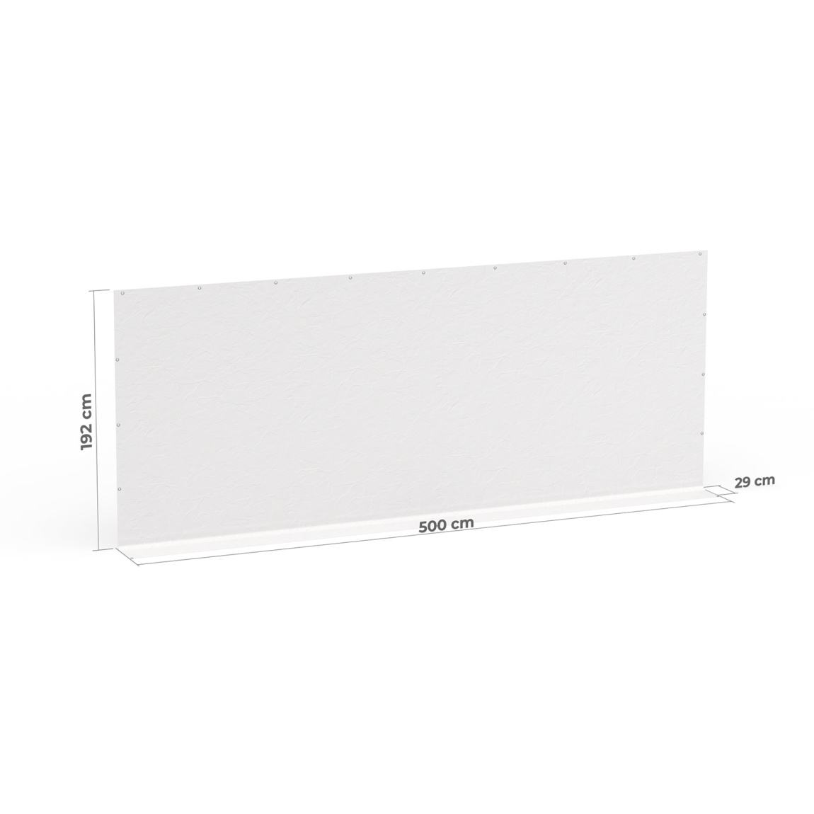 Giebelwand 5 m - Maße