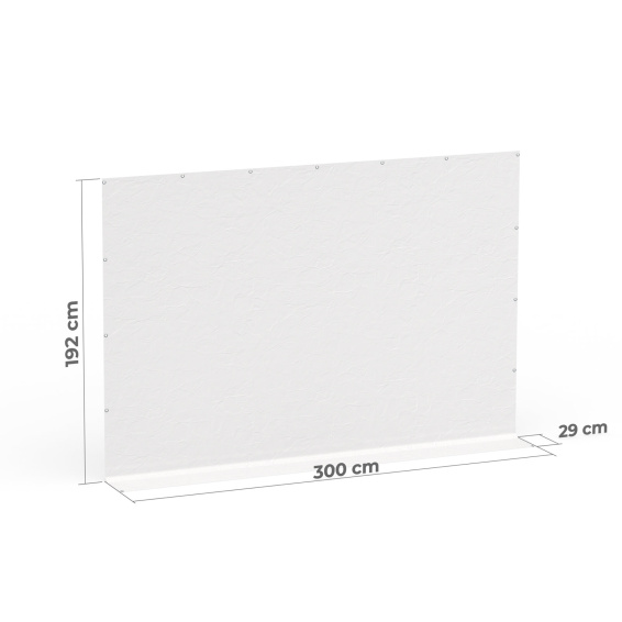 Giebelwand 3 m - Maße