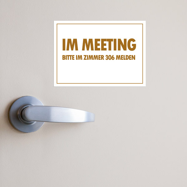 weiße Haftfolien - die Alternative zu bedruckten Haftnotizen