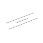 3-teilige Querstange für 1 halbhohe Wand, Länge 3 m