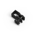 Querstangen-Halter einfach, zur Befestigung an den äußeren Pfosten