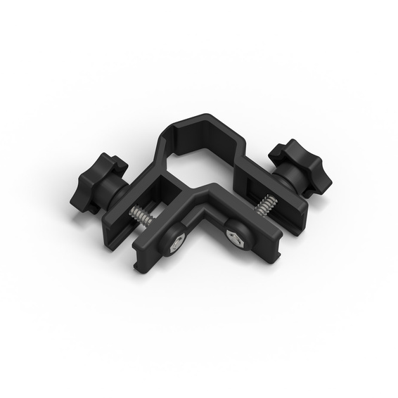 Querstangen-Halter 90°, Einsatz als Eckverbinder