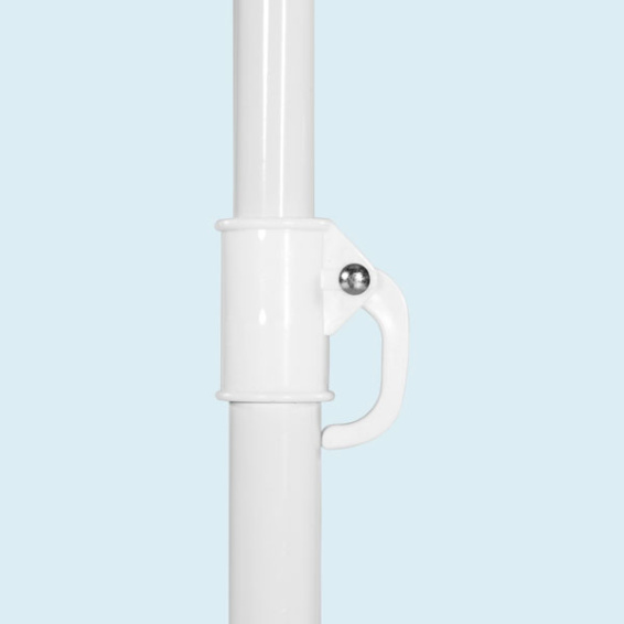 Sonnenschirm / Kleinschirm ø 180 cm, zweiteiliger Schirmstock