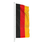 Nationalfahnen: Fahne im Hochformat, Deutschland