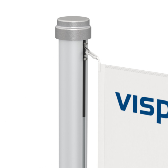 Presenterfahne Select, Detailansicht oben