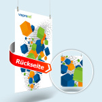 Werbebschilder aus Hohlkammerplatten Typ H, beidseitig bedruckt