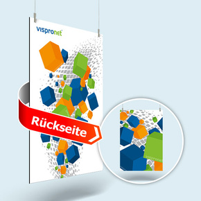 Schilder Aluverbund - beidseitig bedruckt, im Hochformat