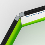 Kederrahmen flex, Detail: Verbindung der Rahmen