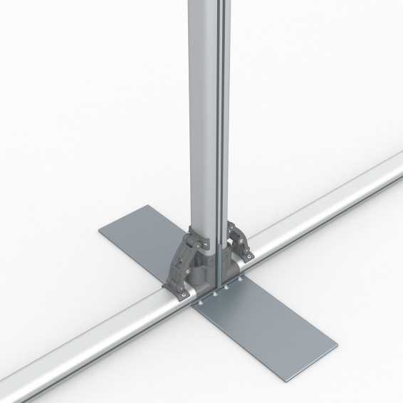 Kederdisplay flex, Verbindung zweier Rahmen